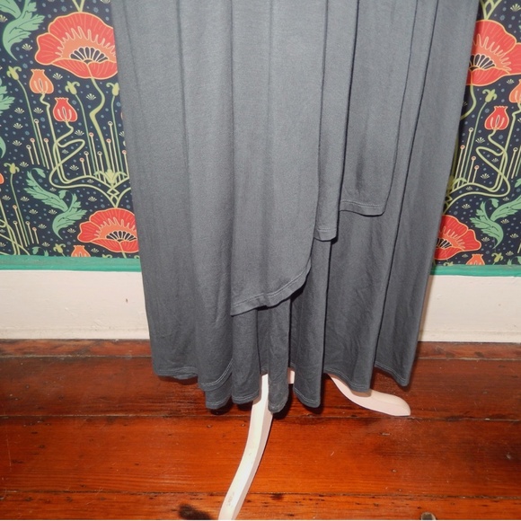 Soma Soft Blue Jersey Maxi Bra Dress L Nwt - Picture 4 of 6